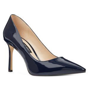 Nine West Emmala 3 women’s pointy toe pumps heels Navy 8 M -fits 7.5 *NEW IN BOX